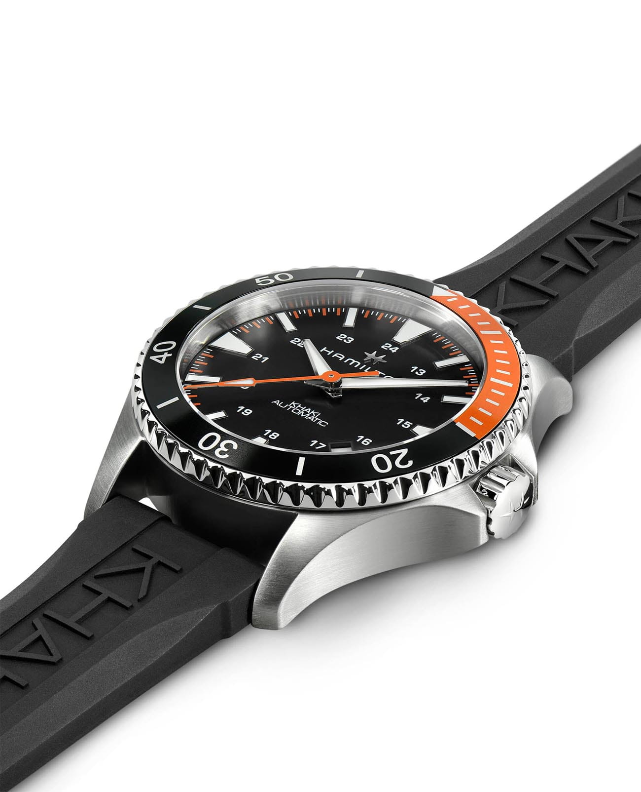 Hamilton Hamilton Khaki Navy Scuba Auto H82305331 , наручные мужские часы фото под углом