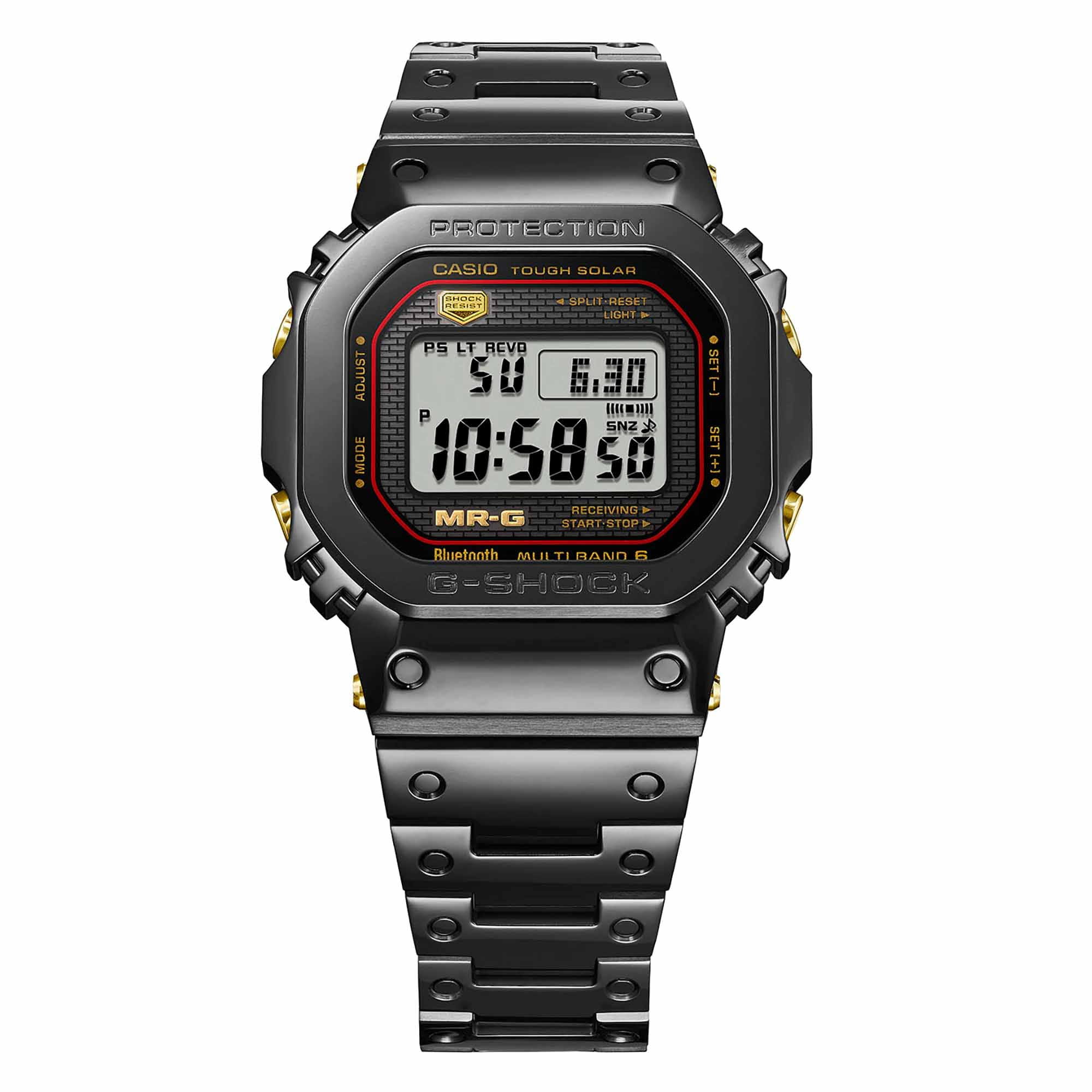 Casio Casio G-Shock MRG-B5000B-1DR (MRG-B5000B-1) мужские часы серый циферблат на запястье
