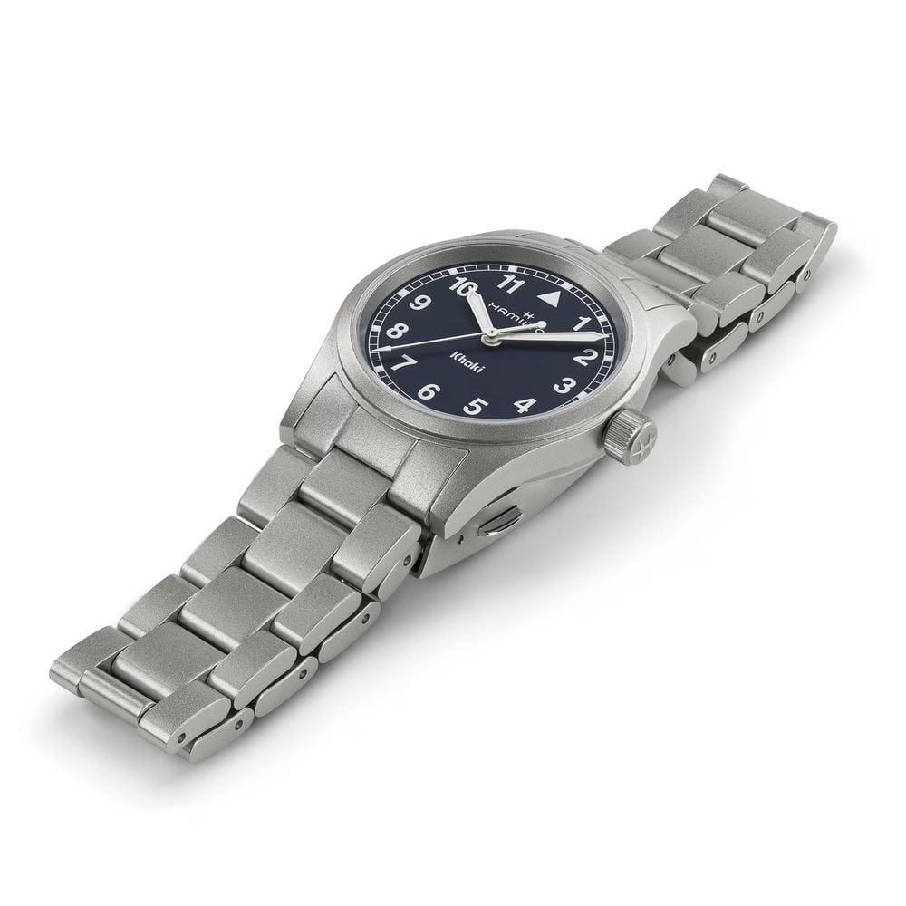 Hamilton Hamilton Khaki Field Quartz 33mm H69301140 , наручные мужские часы фото под углом