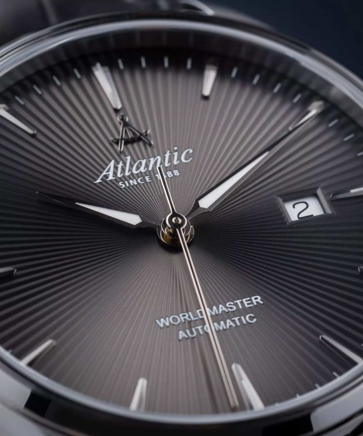 Atlantic Atlantic Worldmaster 1888 52759.41.41S мужские часы черный циферблат на запястье