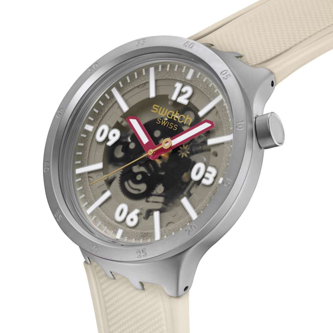 Swatch Swatch Confident Moment SB07S125, big bold швейцария мужские часы на браслете силикон боковой вид