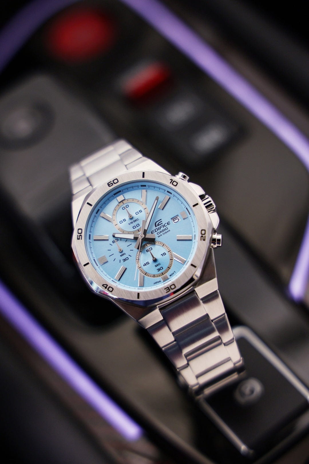 Casio Casio Edifice EFV-640D-2B EFV, наручные мужские часы фото под углом