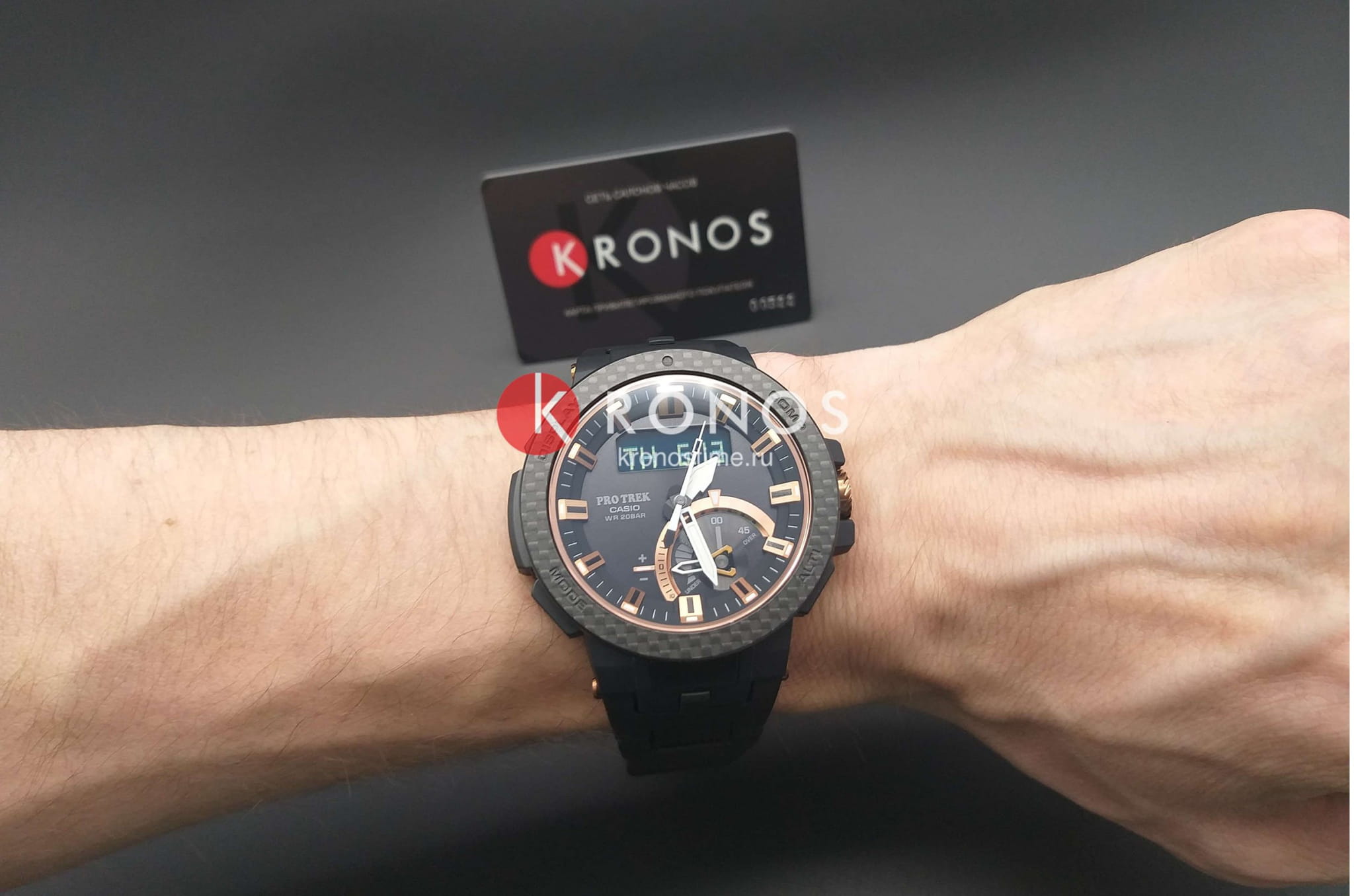 Casio Casio Pro Trek PRW-7000X-1 — полный набор фото мужские часы япония
