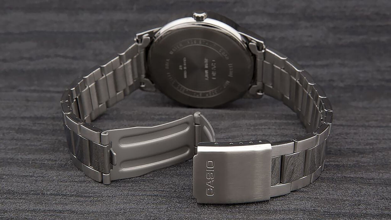 Casio Casio MTP-1303PD-2A мужские часы синий циферблат на запястье