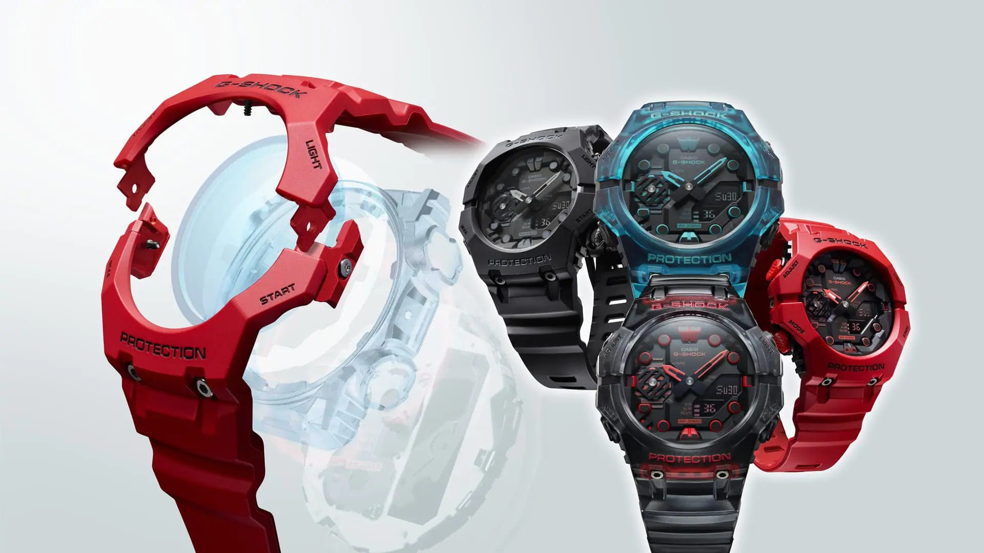 Casio Casio G-Shock GA-B001-1ADR (GA-B001-1A) GA-B001-1A оригинальные мужские часы в комплекте с коробкой