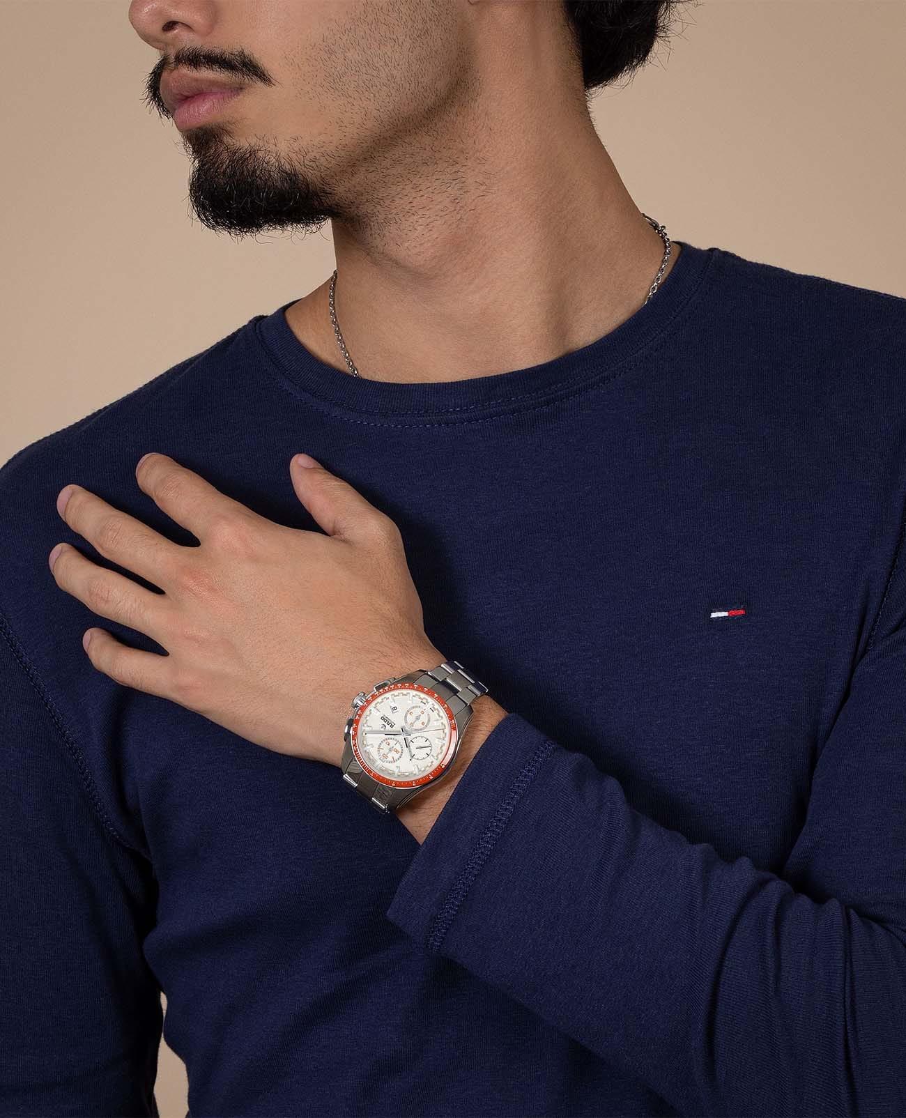 Rado Rado Hyperchrome Automatic Chronograph R32042013 механические мужские часы часы крупный план белый циферблата