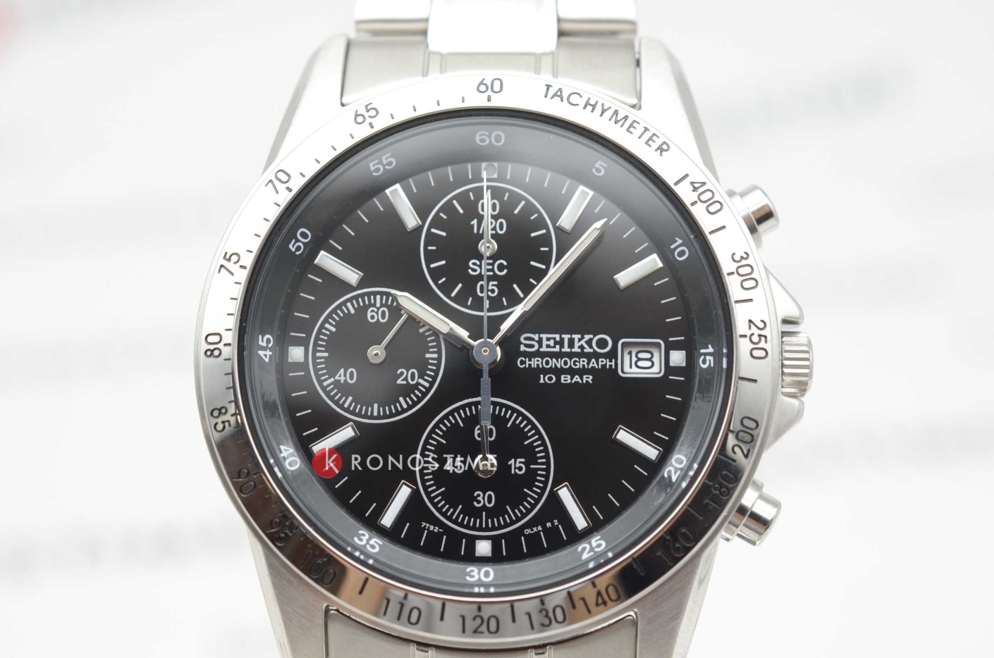 Seiko Seiko Spirit Chronograph SBTQ041 , наручные мужские часы фото под углом