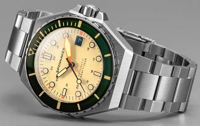 Spinnaker Spinnaker Dumas SP-5081-CC мужские часы бежевый циферблат на запястье