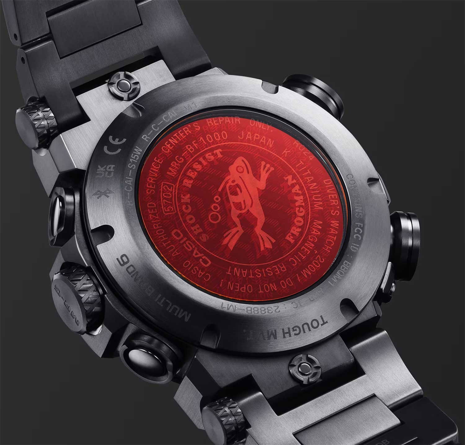 Оригинальные часы Casio Casio G-Shock MRG-BF1000B-1A электронные калибр механизма  общий вид