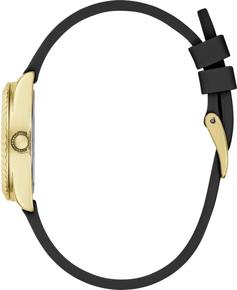 Guess Guess Dress GW0724L2,  сша женские часы на браслете силикон боковой вид