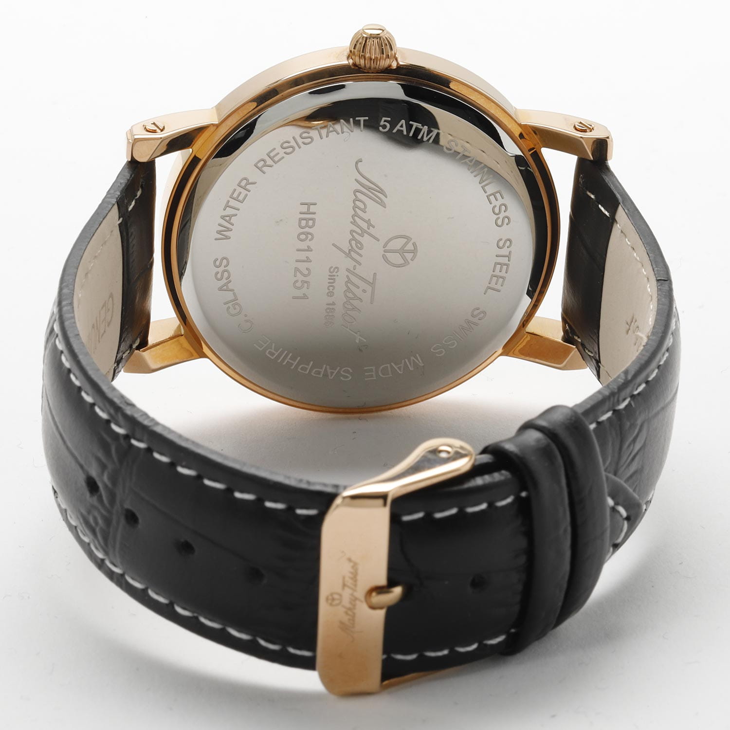 Оригинальные часы Mathey-Tissot Mathey-Tissot City Leather HB611251PN кварцевые калибр механизма  общий вид