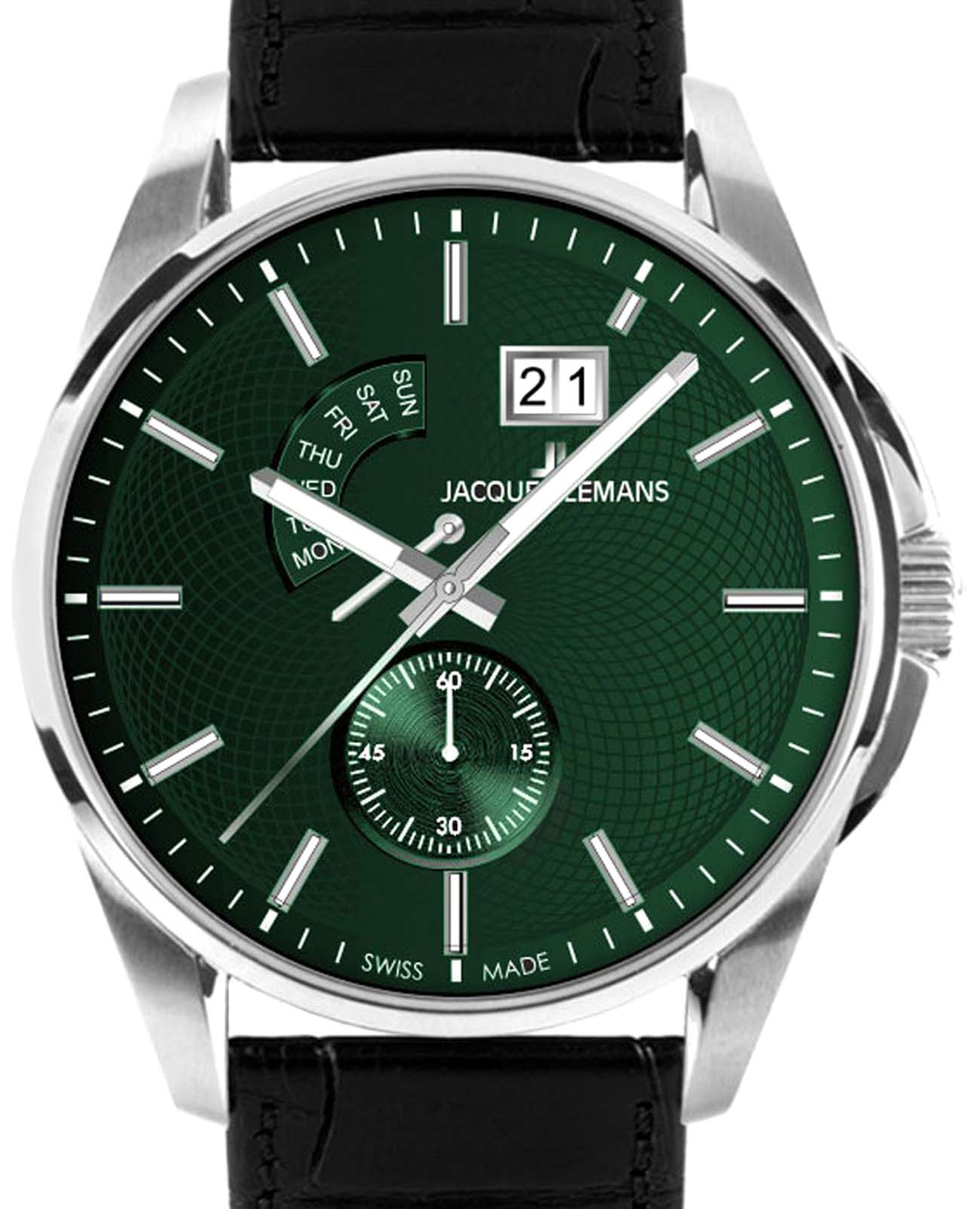 Jacques Lemans Jacques Lemans Derby 1-2199D , наручные мужские часы фото под углом