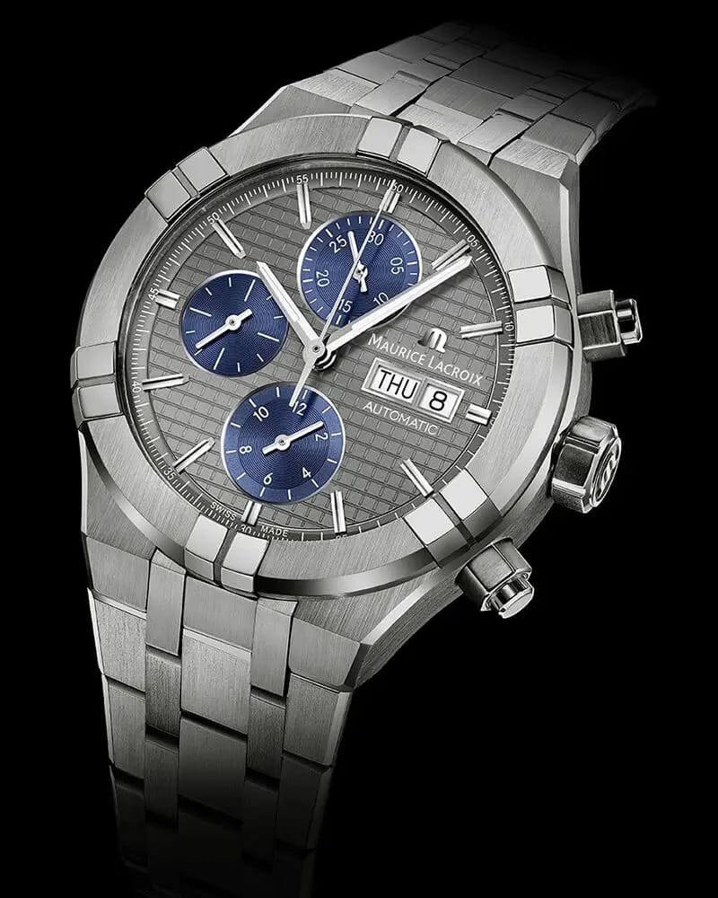 Maurice Lacroix Maurice Lacroix Aikon Automatic Chronograph AI6038-TT03F-330-A , наручные мужские часы фото под углом