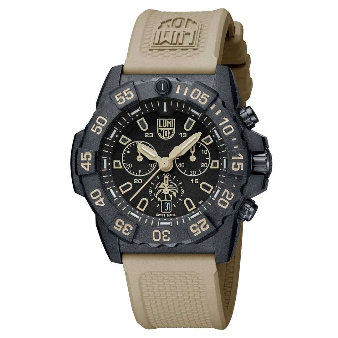 Оригинальные часы Luminox Luminox Navy SEAL Foundation Chronograph XS.3590.NSF.SET кварцевые калибр механизма ronda 5030.d общий вид