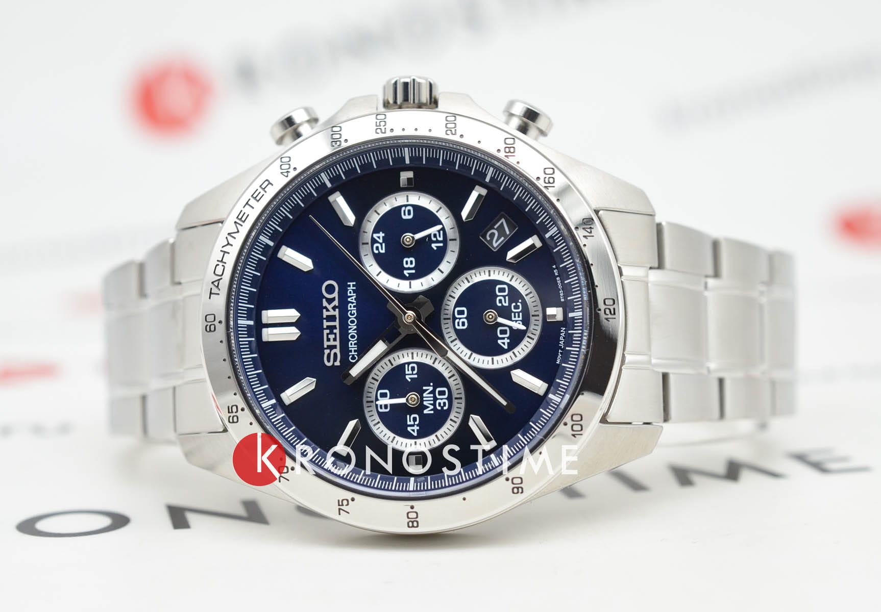 Seiko Seiko Spirit Chronograph SBTR011 , наручные мужские часы фото под углом