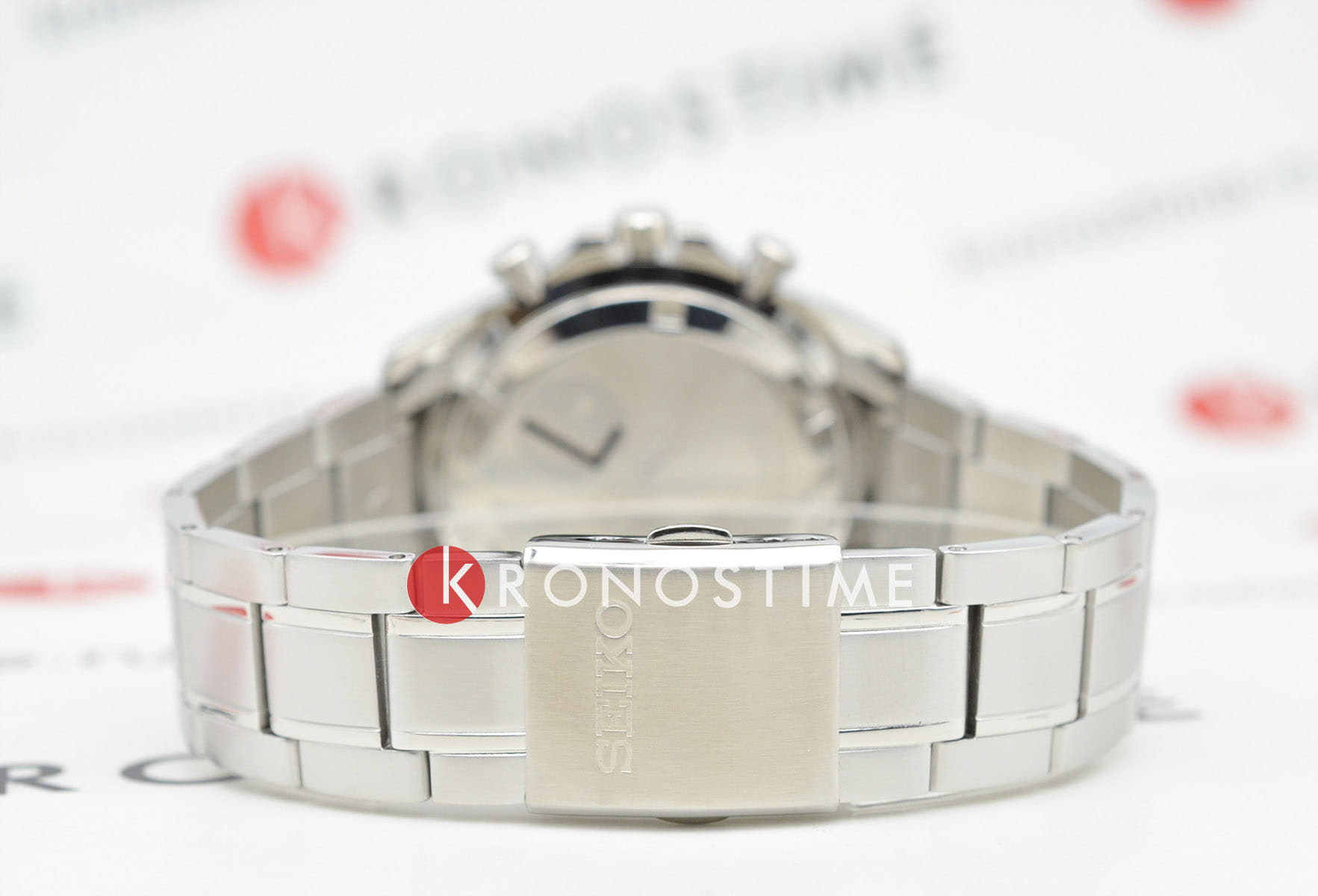 Seiko Seiko Spirit Chronograph SBTR011 кварцевые мужские часы часы крупный план синий циферблата