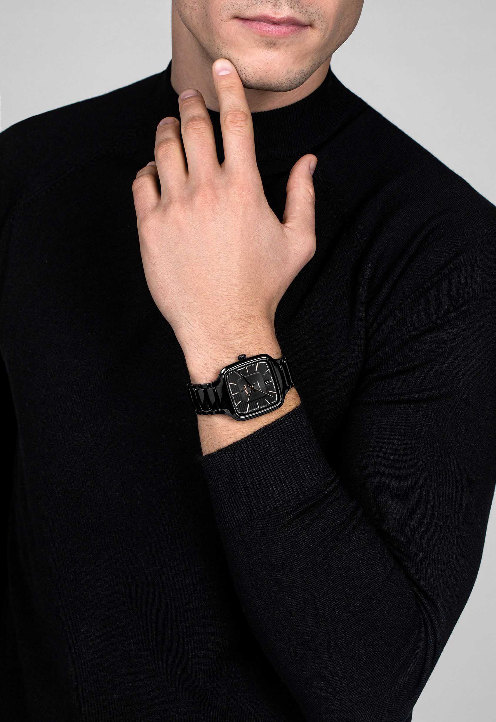 Оригинальные часы Rado Rado True Square Automatic R27078172 механические калибр механизма  общий вид