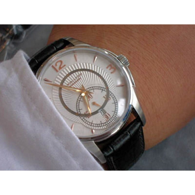 Hamilton Hamilton Jazzmaster Petite Seconde H32555755 механические мужские часы часы крупный план серебристый циферблата