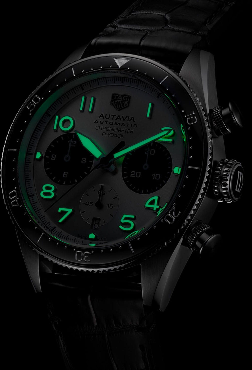 Оригинальные часы TAG Heuer TAG Heuer Autavia CBE511B.FC8279 механические калибр механизма  общий вид