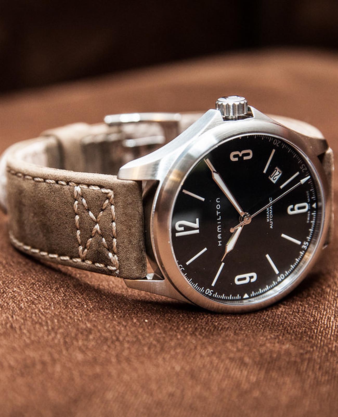 Hamilton Hamilton Khaki Aviation Auto H76565835 , наручные мужские часы фото под углом