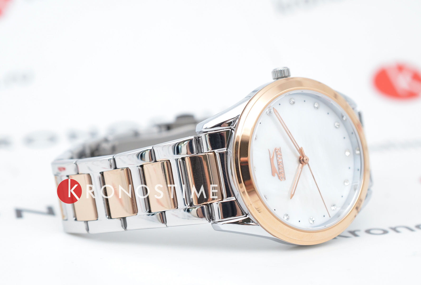 Slazenger Slazenger SL.09.2013.3.05 женские часы перламутровый циферблат на запястье