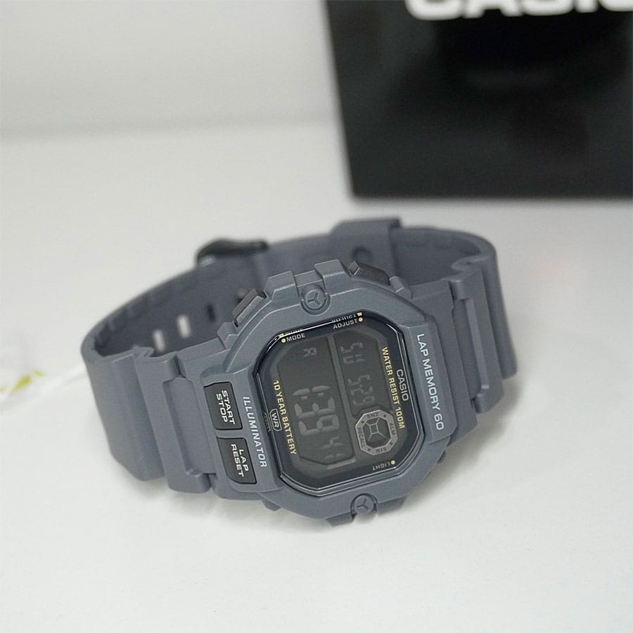 Оригинальные часы Casio Casio Collection WS-1400H-8B кварцевые калибр механизма  общий вид