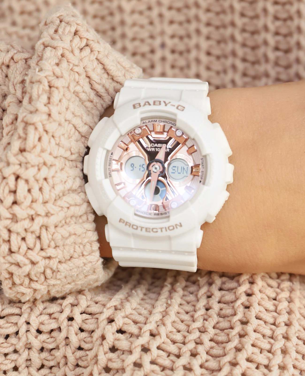 Casio Casio Baby-G BA-130-7A1DR (BA-130-7A1ER) , наручные женские часы фото под углом