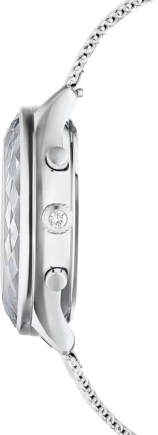 Swarovski Swarovski Nova Chrono 5677503 кварцевые женские часы часы крупный план серебристый циферблата