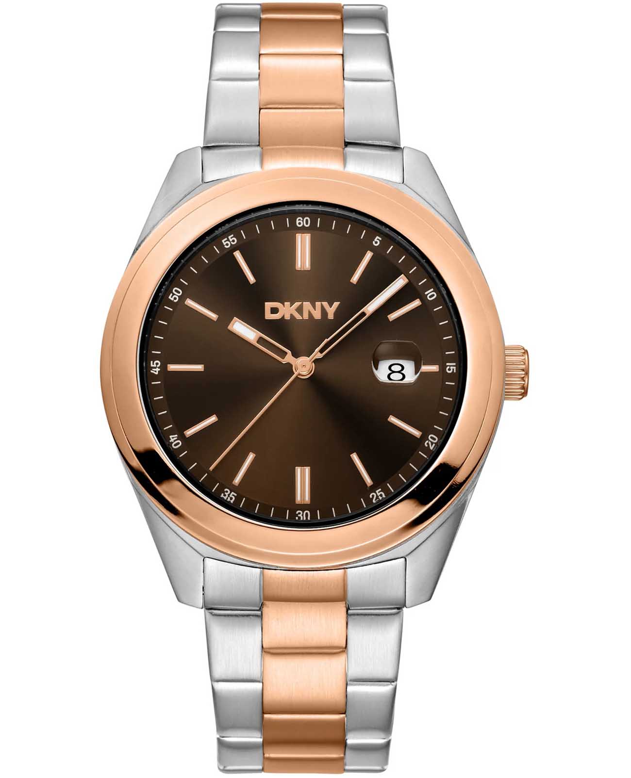 DKNY DKNY Modernist Classics DK1G069M0065  DK1G069M0065 кварцевые мужские часы черный циферблат, браслет нержавеющая сталь с ip-покрытием — вид спереди