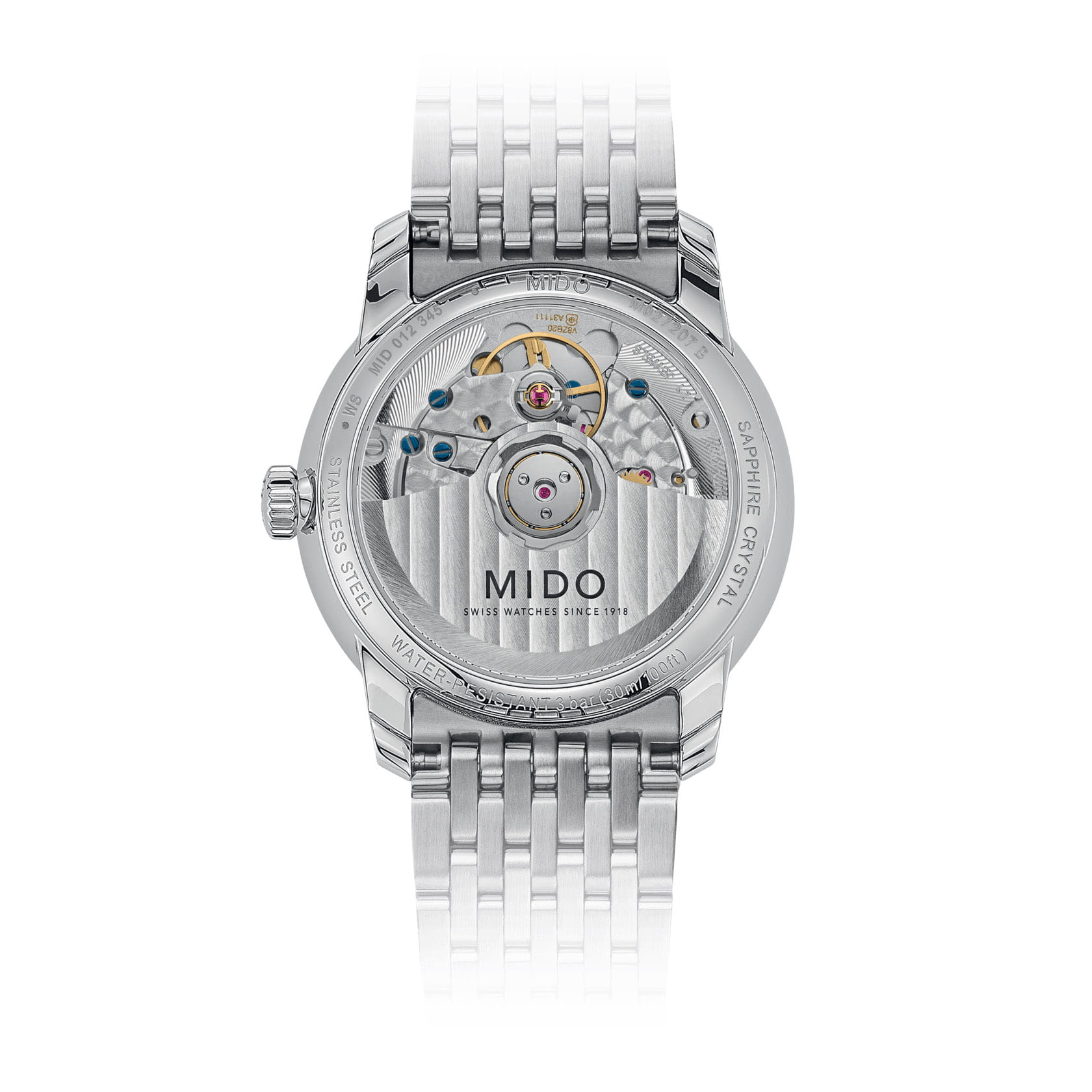 Mido Mido Baroncelli Heritage Lady M027.207.11.016.00 , наручные женские часы фото под углом
