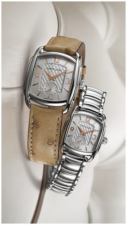 Hamilton Hamilton American Classics Bagley H12351155 , наручные женские часы фото под углом