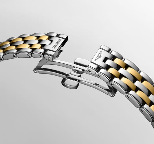 Оригинальные часы Longines Longines Flagship L4.374.3.38.7 механические калибр механизма l592 общий вид