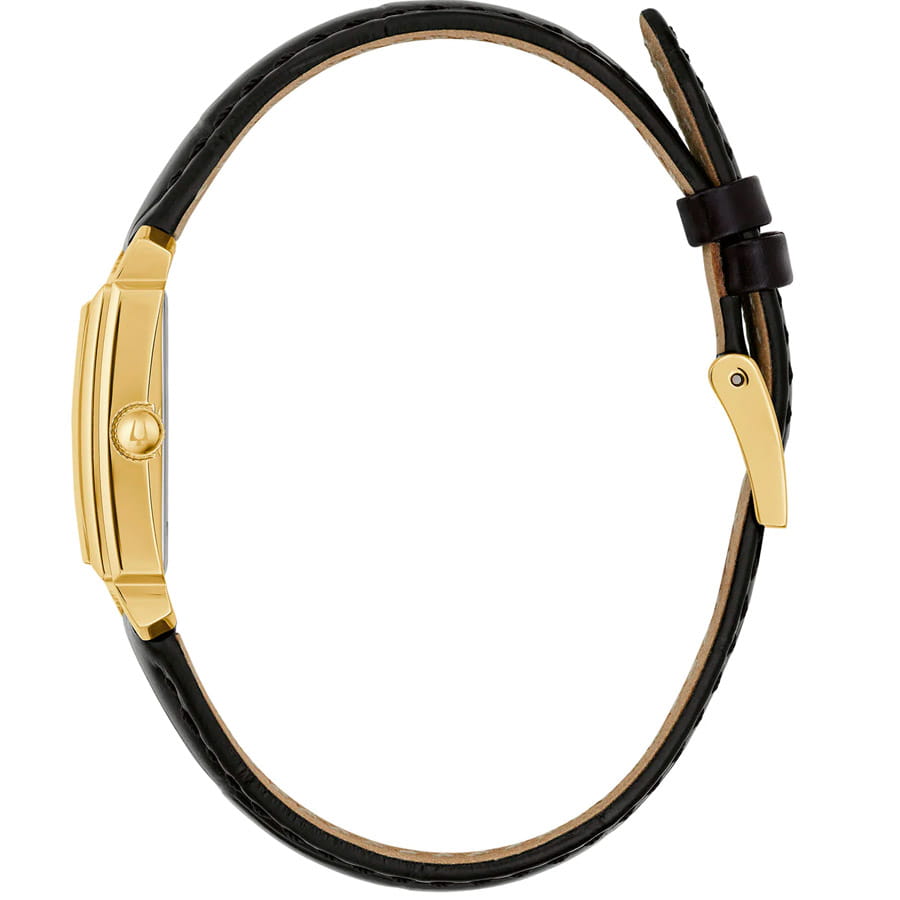 Bulova Bulova Sutton 97P166,  сша женские часы на браслете кожаный боковой вид