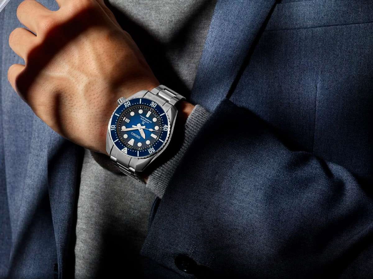 Seiko Seiko Prospex SPB321J1, prospex япония мужские часы на браслете нержавеющая сталь боковой вид