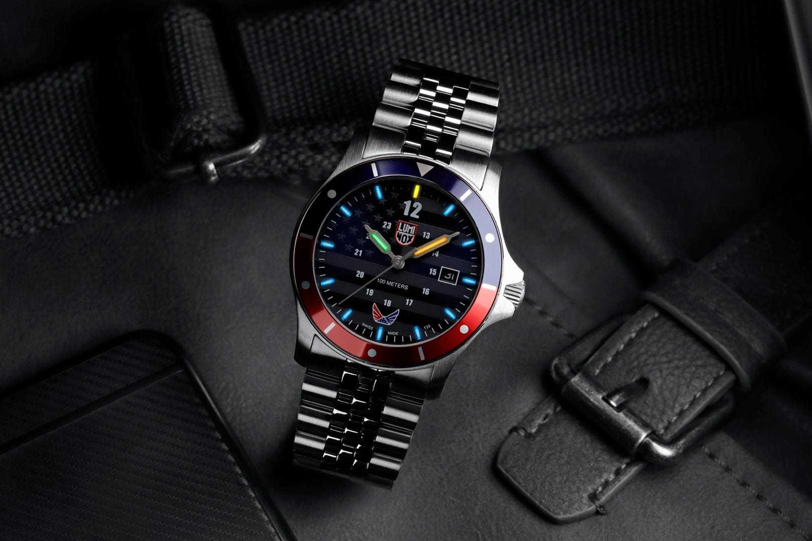 Luminox Luminox X Volition America Leatherback Sea Turtle Giant XS.0323.VOL кварцевые мужские часы часы крупный план синий циферблата