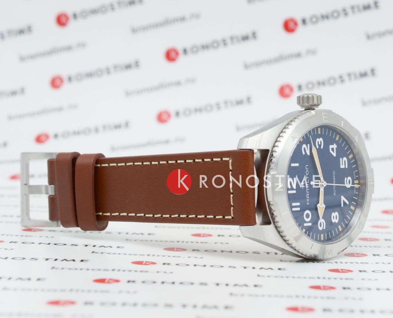 Hamilton Hamilton Khaki Field Expedition Auto H70315540 мужские часы белый циферблат на запястье
