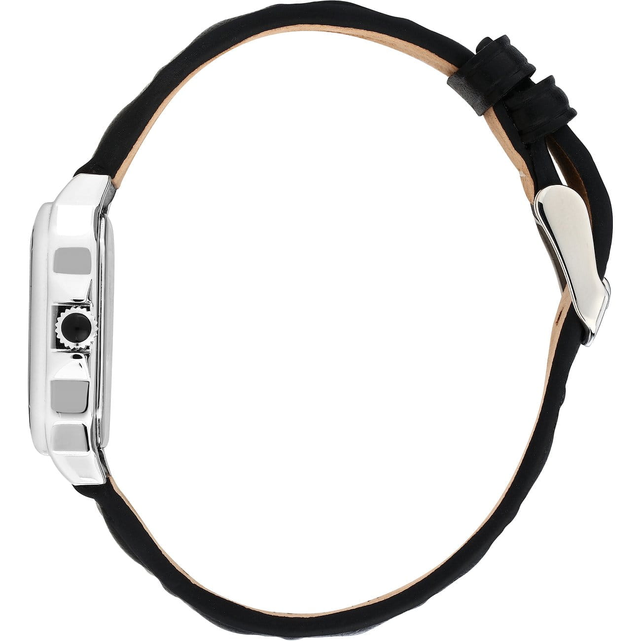 Karl Lagerfeld Karl Lagerfeld Square Classics R0551102501,  сша женские часы на браслете кожаный боковой вид
