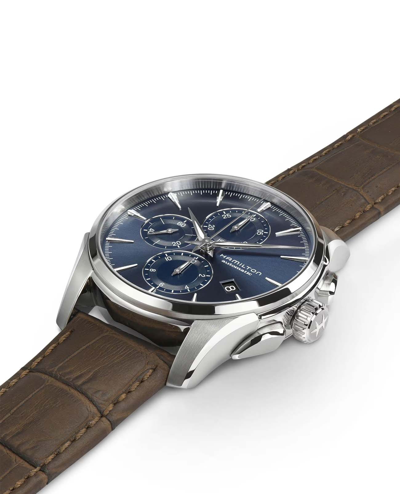 Hamilton Hamilton Jazzmaster Auto Chrono H32586541 , наручные мужские часы фото под углом