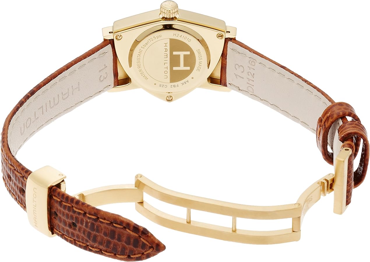 Hamilton Hamilton Ventura Quartz H24101511, ventura швейцария женские часы на браслете кожаный боковой вид