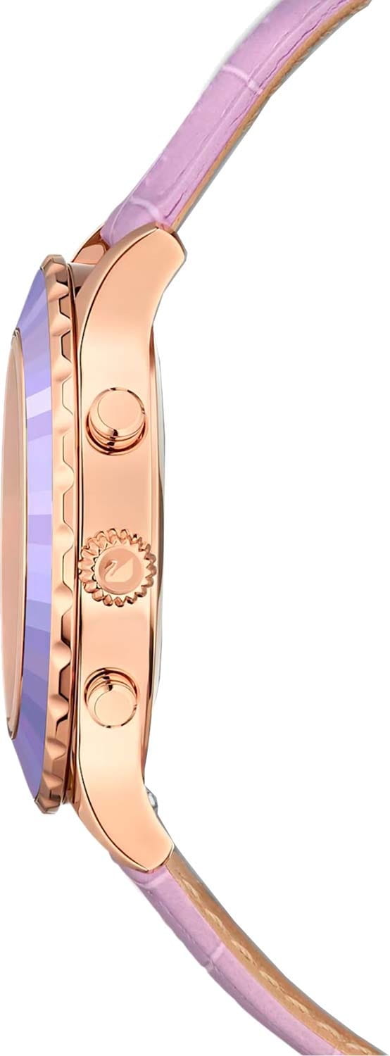 Swarovski Swarovski Octea Lux Chrono 5632263 женские часы фиолетовый циферблат на запястье