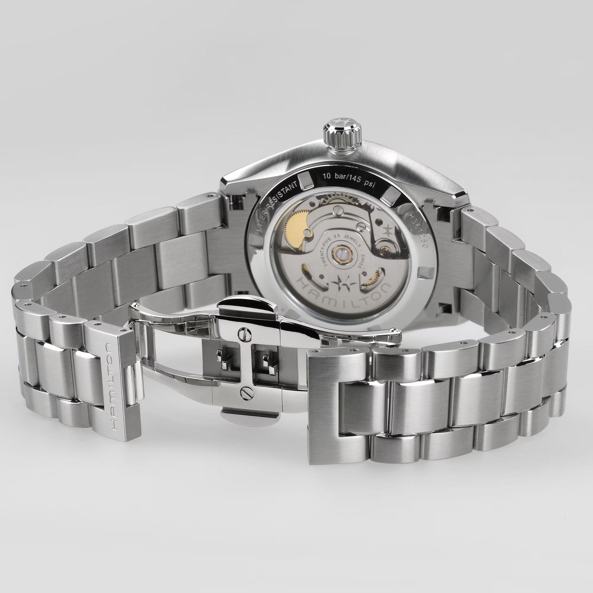Hamilton Hamilton Jazzmaster Performer Auto H36105170 женские часы фиолетовый циферблат на запястье