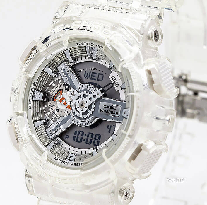 Casio Casio G-Shock GA-110CR-7AER, g-shock япония мужские часы на браслете пластик боковой вид