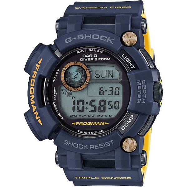 Casio Casio G-Shock GWF-D1000NV-2E Premium GWF-D1000NV-2E электронные мужские часы  циферблат, браслет  — вид спереди