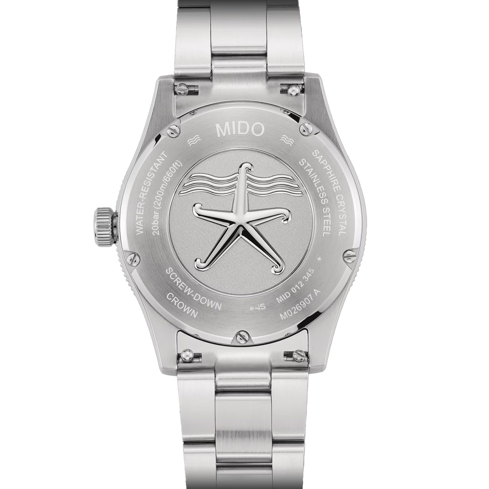 Mido Mido Ocean Star 39 M026.907.21.021.00 , наручные женские часы фото под углом