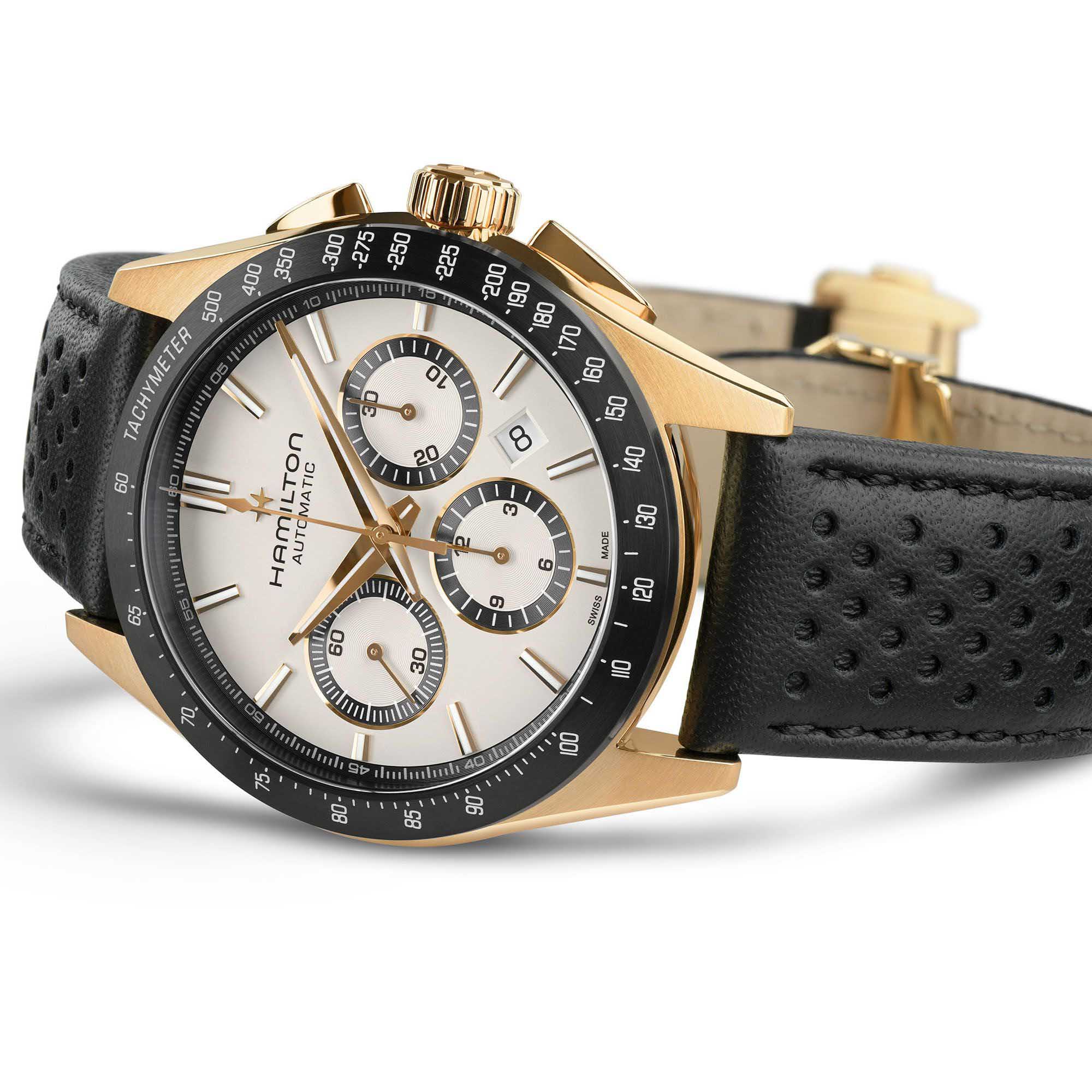 Hamilton Hamilton Jazzmaster Performer Auto Chrono H36626710 , наручные мужские часы фото под углом