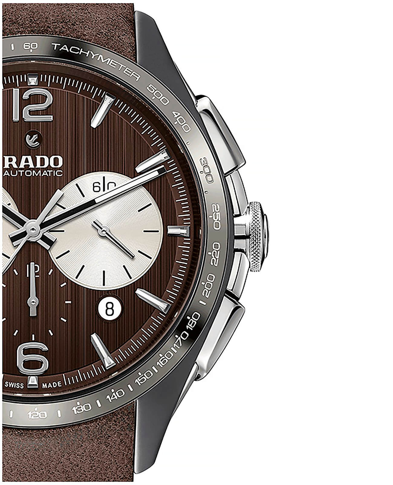 Rado Rado Hyperchrome Tennis Automatic Chronograph R32022305 мужские часы коричневый циферблат на запястье