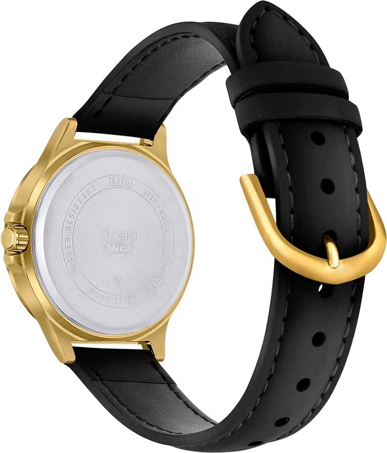 Casio Casio MTP-V300GL-1A мужские часы черный циферблат на запястье