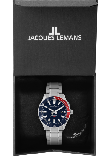Оригинальные часы Jacques Lemans Jacques Lemans Classic 1-2131E автокварц (кинетик) калибр механизма  общий вид