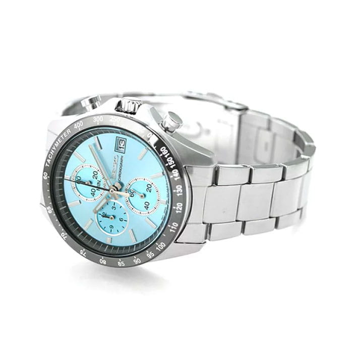 Seiko Seiko Spirit Chronograph SBTR029  — детали корпуса и нержавеющая сталь