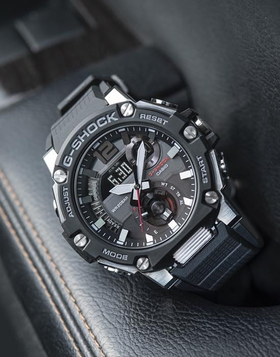 Casio Casio G-Shock GST-B300-1A GST G-Steel - задняя крышка сталь карбон корпуса, япония часы